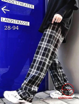 Женские спортивные штаны в клетку - Bruno фото 4