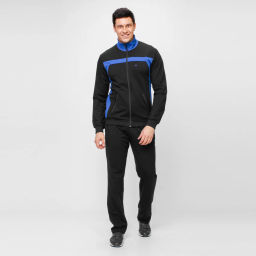 RODOS Спортивный костюм М-187 Чёрный/Васильковый