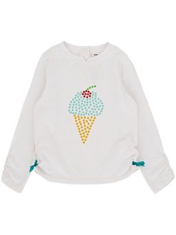 Футболка (лонгслив) UD 3902 белый - Mini maxi фото 5