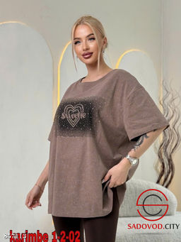 Футболка женская из хлопка