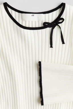 Vestido en punto de canale - H&m фото 2