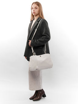 LACCOMA сумка TH1287-белый натуральная кожа  фото 4