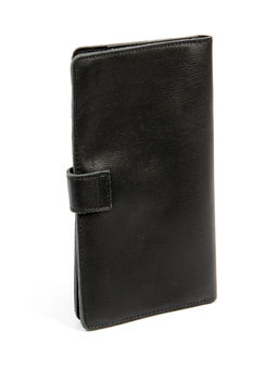 LACCOMA портмоне X165-60ND-черный натуральная кожа  фото 2