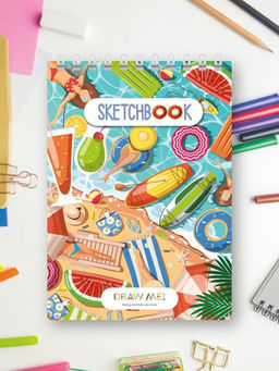 Скетчбук Summer, 14х20 см, плотность 100 г