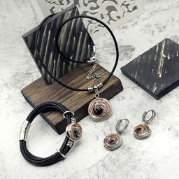 Серьги из муранского стекла SWIRL LS3231