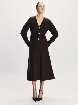 Юбка А-силуэта с люрексной нитью / Zarina