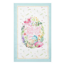 Полотенце Этель Счастливая Пасха 40х73 см, 100% хл, саржа 190 гр/м2  фото 2