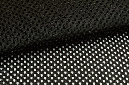 Ткань подкладочная Gamma Трикотажная Сетка ФАСОВКА TLG-180N 100% полиэстер 150 х 150 см 2 см черный