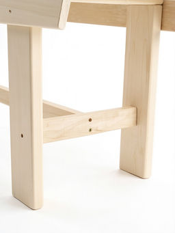 Лавка деревянная для дачи и бани, 120×40×41 см, из наличника