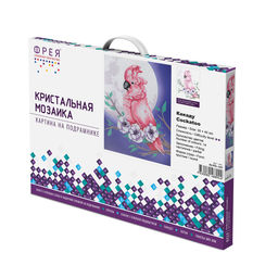 Кристальная (алмазная) мозаика ФРЕЯ ALPD-157 на подрамнике Какаду 30 х 40 см