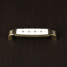 Ручка-скоба CAPPIO ELEGANT РС150AB, м/о 96 мм, керамическая, цвет бронза