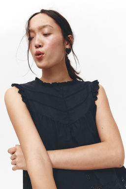 Top con ribetes de volantes - H&m фото 3