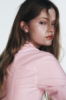 PLAIN POPLIN SHIRT - Zara фото 13