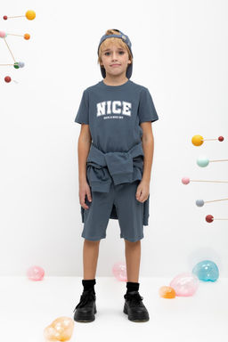 Crockid _ КР 400675/винтажный синий к468 шорты для мал