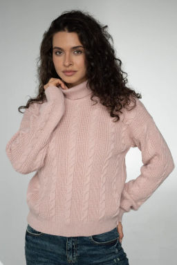 Джемпер ДЖв 1353 Пудровый