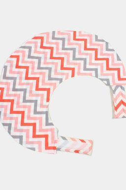 Чехол на подушку для кормления на липучке арт. ЧХ-ПД-К/зигзаг розовый