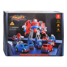 Робот трансформирующийся в пожарную технику, в коробке