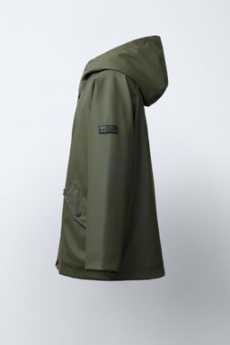 WATER-REPELLENT RUBBERISED PARKA - Zara фото 3