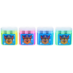 Цена за 12 шт. Точилка пластиковая с контейнером, двойная, МИКС, PAW PATRO