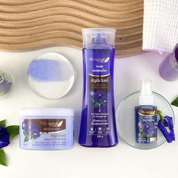 Маска д/поврежденных Волос Укрепляющая Клитория и Литсея THONGSUK, 250 мл - Тайская лавка фото 3