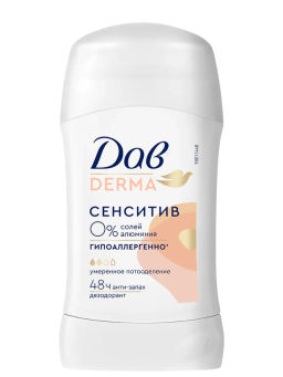 ДАВ DERMA део-стик 40мл Сенситив гипоаллергенный