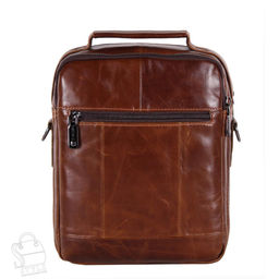 Сумка мужская кожаная 99888Z brown Zinimsk в Новосибирске