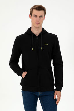 Свитшот мужской U.S. Polo Assn черный  фото 8