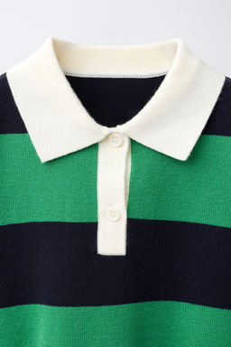 JERSEY CUELLO POLO RAYAS / rayas - Zara фото 4