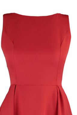 TRENDYOLMILLA Siyah Belden Ac?lan Pileli Midi Dokuma Elbise TWOSS20EL0980  фото 15