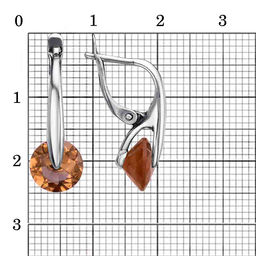 СЕРЬГИ 33814210-22 - Красная пресня фото 3