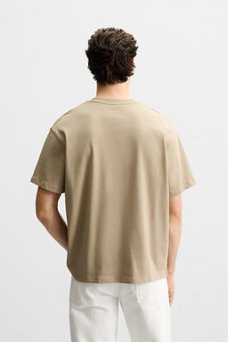 T-SHIRT WITH CONTRAST EMBROIDERY - Zara фото 3