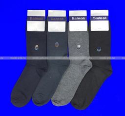 Цена за 12 пар. Байвей носки мужские артикул 508 с массажным эффектом 42-48 (фактически 41-45)  фото 26