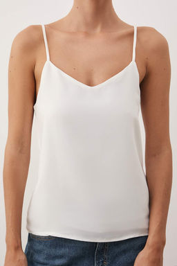 Ekru Basic Ask?l? Dokuma Bluz TWOSS19BB0224