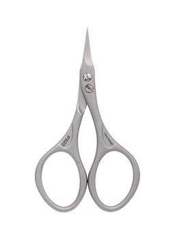 Frau Finger Ножницы маникюрные для ногтей изогнутые / Premium PS 22, матовые, ручная заточка, 9,2 см