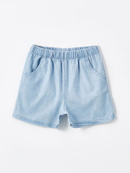 Beli Lastikli Basic K?z Bebek Jean ?ort