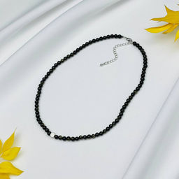 Колье из золотистого Обсидиана со вставкой 42 см +