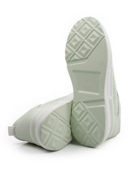 03-YH324-3 LT. GREEN Полуботинки спортивные женские (натуральная кожа)