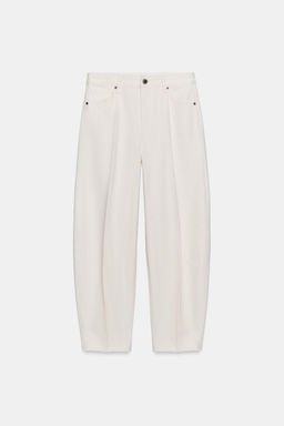 ZW COLLECTION BARREL HIGH-WAIST JEANS - Zara фото 14