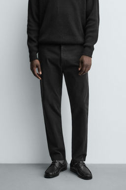 PANTAL?N CHINO SKINNY FIT / Negro - Zara фото 11