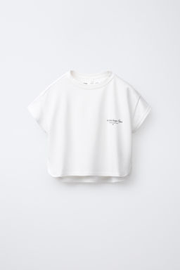 FLOWING SLOGAN T-SHIRT