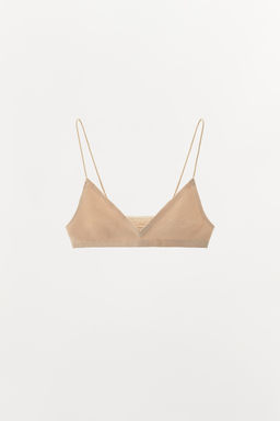 SUJETADOR SEAMLESS TIRANTES / rosa claro