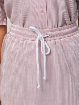 Юбка из трикотажа гофре