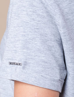 VILATTE / Футболка с цельнокроеным рукавом и вышивкой пайетками  фото 3