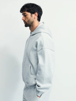 Худи relax fit на молнии / Zarina