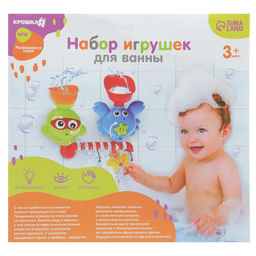 Игрушка для ванны «Водная забава», на присоске, МИКС