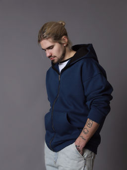 Зип Худи на молнии с начесом К550 Джинс