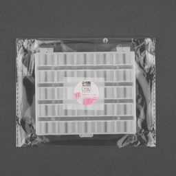 Органайзер для ниток, на 25 шпулек, 12×10.5×2.5 см, прозрачный