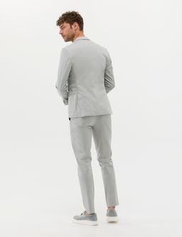 Gri Ekstra Slim Fit Spor Tak_m Elbise