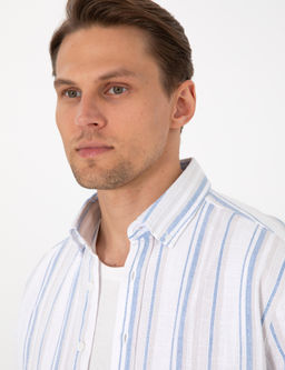 Mavi Regular Fit Uzun Kollu G_mlek - Pierre cardin фото 2