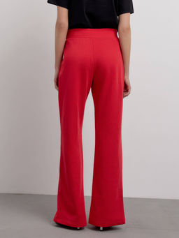 CONTE Брюки из футера с рельефными швами и разрезами LBK 2595 tomato - Conte elegant фото 6